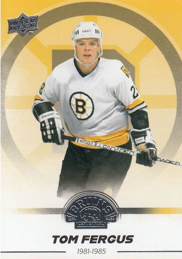 řadová karta TOM FERGUS 23-24 UD Boston Bruins Centennial číslo 79